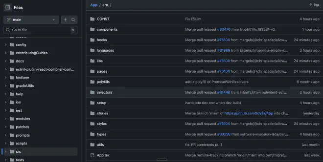 Expensify react native